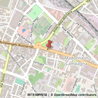 Mappa Via Buonarroti Michelangelo, 40, 21013 Gallarate, Varese (Lombardia)