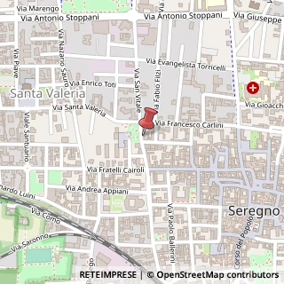 Mappa Via San Vitale, 38, 20831 Seregno, Monza e Brianza (Lombardia)