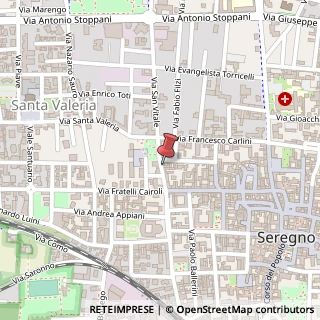 Mappa Via San Vitale, 28, 20831 Seregno, Monza e Brianza (Lombardia)