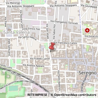 Mappa Via San Vitale, 18, 20831 Seregno, Monza e Brianza (Lombardia)