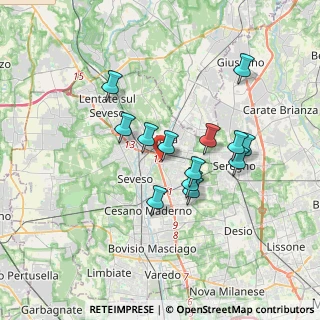 Mappa Via Treviso, 20821 Meda MB, Italia (2.97769)
