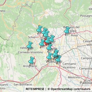 Mappa Via Giovanni XXIII Papa, 36030 Villaverla VI, Italia (9.66714)