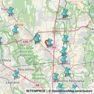 Mappa Via Alessandro Manzoni, 22078 Turate CO, Italia (5.89059)
