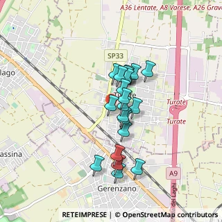Mappa Via Alessandro Manzoni, 22078 Turate CO, Italia (0.65)