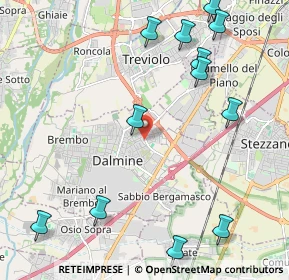 Mappa Via San Giovanni Apostolo, 24044 Dalmine BG, Italia (2.66083)