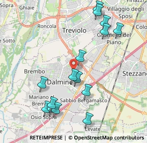 Mappa Via San Giovanni Apostolo, 24044 Dalmine BG, Italia (2.19867)