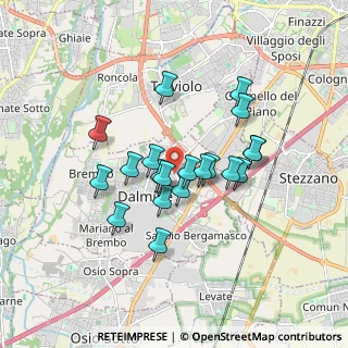 Mappa Via San Giovanni Apostolo, 24044 Dalmine BG, Italia (1.394)