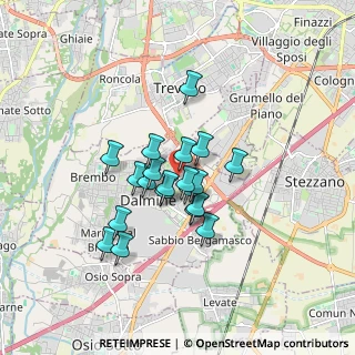 Mappa Via San Giovanni Apostolo, 24044 Dalmine BG, Italia (1.222)
