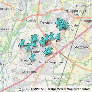 Mappa Via San Giovanni Apostolo, 24044 Dalmine BG, Italia (1.42316)