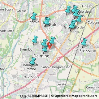 Mappa Via San Giovanni Apostolo, 24044 Dalmine BG, Italia (2.28625)