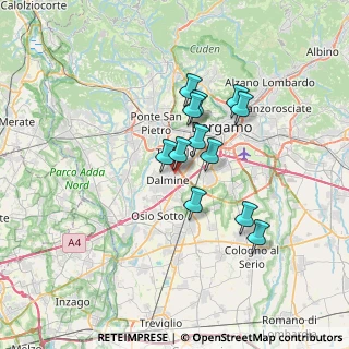 Mappa Via San Giovanni Apostolo, 24044 Dalmine BG, Italia (5.31083)
