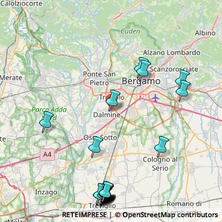 Mappa Via San Giovanni Apostolo, 24044 Dalmine BG, Italia (11.9135)