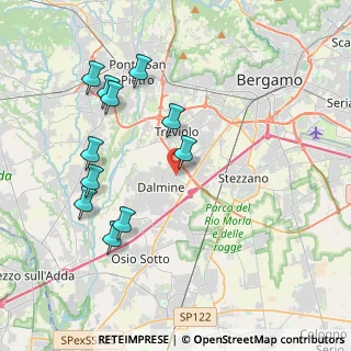 Mappa Via San Giovanni Apostolo, 24044 Dalmine BG, Italia (4.11091)