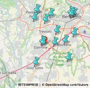 Mappa Via San Giovanni Apostolo, 24044 Dalmine BG, Italia (3.94133)