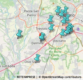 Mappa Via San Giovanni Apostolo, 24044 Dalmine BG, Italia (4.11176)