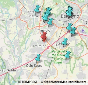 Mappa Via San Giovanni Apostolo, 24044 Dalmine BG, Italia (4.681)