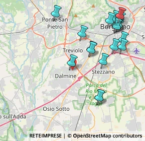 Mappa Via San Giovanni Apostolo, 24044 Dalmine BG, Italia (4.72111)