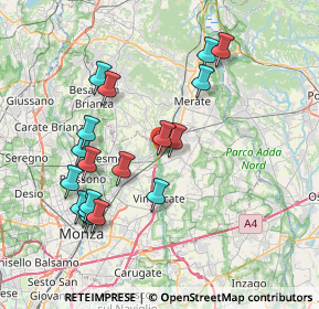 Mappa Via S. Giorgio, 20866 Carnate MB, Italia (7.67444)