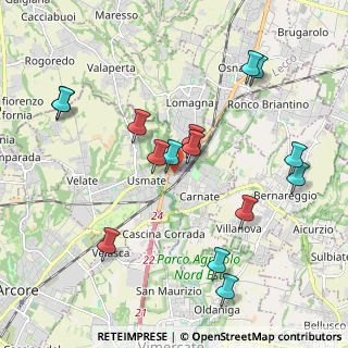 Mappa Via S. Giorgio, 20866 Carnate MB, Italia (2.12067)
