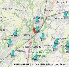 Mappa Via S. Giorgio, 20865 Usmate Velate MB, Italia (2.82077)