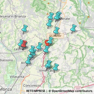 Mappa Via S. Giorgio, 20866 Carnate MB, Italia (3.842)