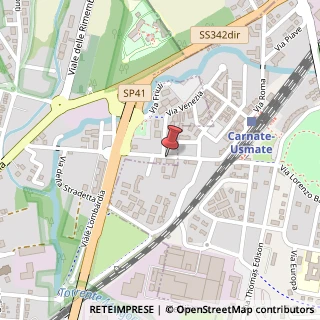 Mappa Via A. Volta, 35, 20866 Carnate, Monza e Brianza (Lombardia)