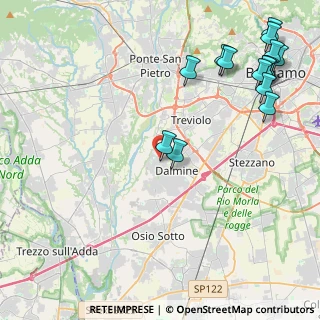 Mappa Via G.Keplero, 24044 Dalmine BG, Italia (5.704)