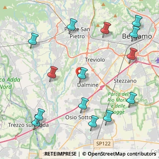 Mappa Via G.Keplero, 24044 Dalmine BG, Italia (5.38857)
