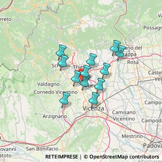 Mappa Via Filzi Fabio, 36030 Villaverla VI, Italia (9.65583)