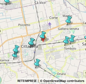 Mappa Via Giovanni XXIII, 35013 Cittadella PD, Italia (2.42455)