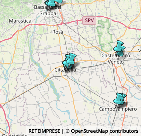 Mappa Via Giovanni XXIII, 35013 Cittadella PD, Italia (8.7775)