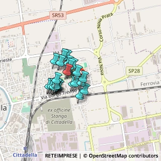 Mappa Via Giovanni XXIII, 35013 Cittadella PD, Italia (0.29655)