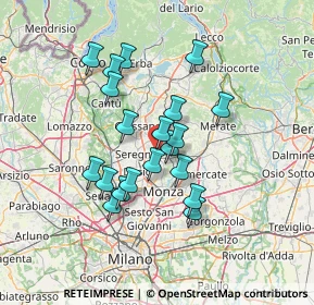 Mappa Via Don Luigi Guanella, 20845 Sovico MB, Italia (11.5615)