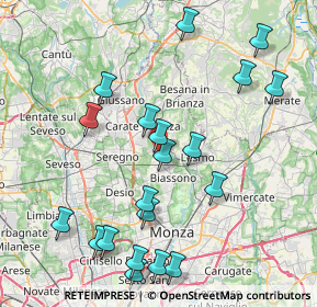 Mappa Via Don Luigi Guanella, 20845 Sovico MB, Italia (8.9365)