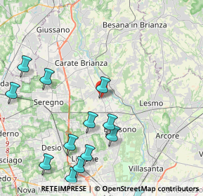 Mappa Via Don Luigi Guanella, 20845 Sovico MB, Italia (5.58571)