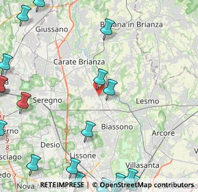 Mappa Via Don Luigi Guanella, 20845 Sovico MB, Italia (6.828)