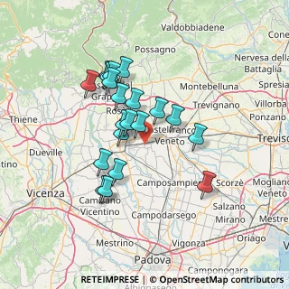 Mappa Via Cavour, 35018 San Martino di Lupari PD, Italia (11.8055)