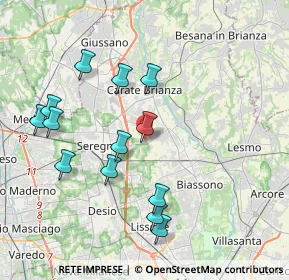 Mappa Via Antonio Gramsci, 20841 Albiate MB, Italia (3.96462)