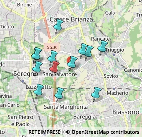 Mappa Via Antonio Gramsci, 20841 Albiate MB, Italia (1.59385)