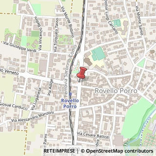 Mappa Via Dante Alighieri, 15, 22070 Rovello Porro, Como (Lombardia)
