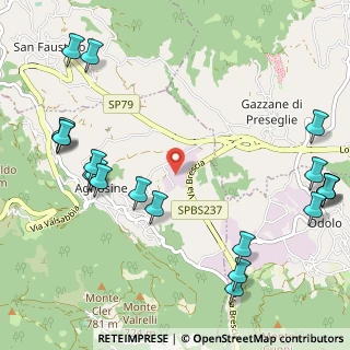 Mappa Località fondi, 25071 Agnosine BS, Italia (1.436)