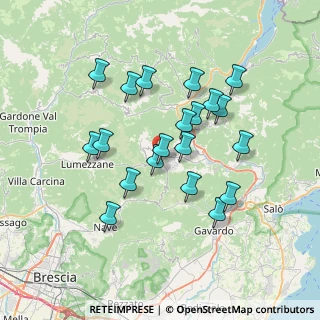 Mappa Località fondi, 25071 Agnosine BS, Italia (6.4545)