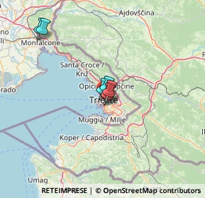 Mappa Via Niccolò Machiavelli, 34122 Trieste TS, Italia (21.21455)