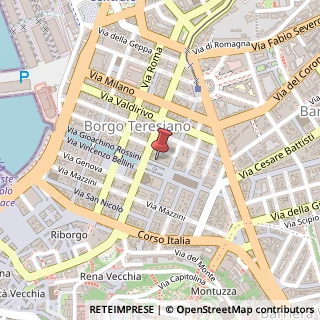 Mappa Piazza Sant'Antonio Nuovo, 2, 34122 Trieste, Trieste (Friuli-Venezia Giulia)