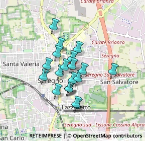 Mappa Via Giuseppe Giacosa, 20831 Seregno MB, Italia (0.637)