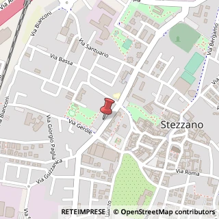 Mappa Via Conte Pino Zanchi, 18, 24040 Stezzano, Bergamo (Lombardia)