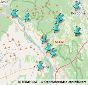 Mappa Via Vaglio, 28077 Prato Sesia NO, Italia (4.325)