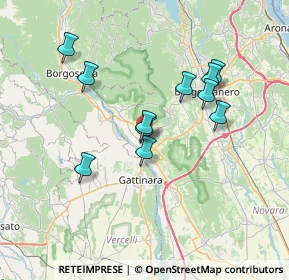 Mappa Via Vaglio, 28077 Prato Sesia NO, Italia (6.30727)