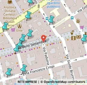 Mappa Via Ugo Polonio, 34125 Trieste TS, Italia (0.1095)
