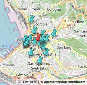 Mappa V.le Venti Settembre, 34125 Trieste TS, Italia (0.5955)